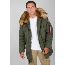 Alpha Industries Kurtka zimowa Polar ciemnozielona męska